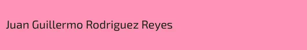 Juan Guillermo Rodriguez Reyes